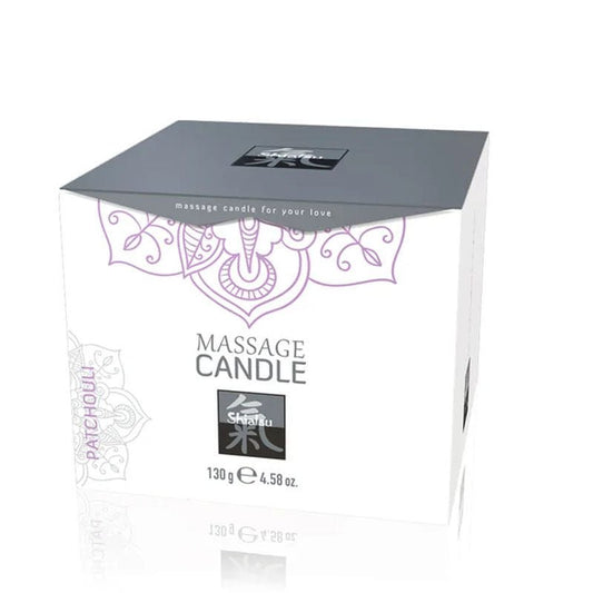 Shiatsu - massage candle - patchouli - Product front view  | Flirtybay.com.au