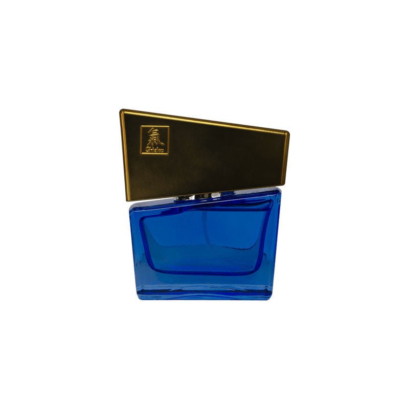 Shiatsu  - pheromone eau de parfum men - dark - Product side view  | Flirtybay.com.au