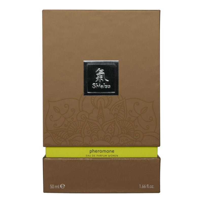 Shiatsu - pheromone eau de parfum women - lime -  box front view | Flirtybay.com.au