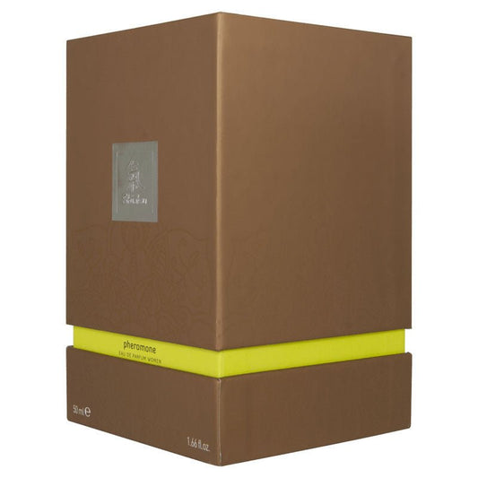 Shiatsu - pheromone eau de parfum women - lime -  box side view | Flirtybay.com.au