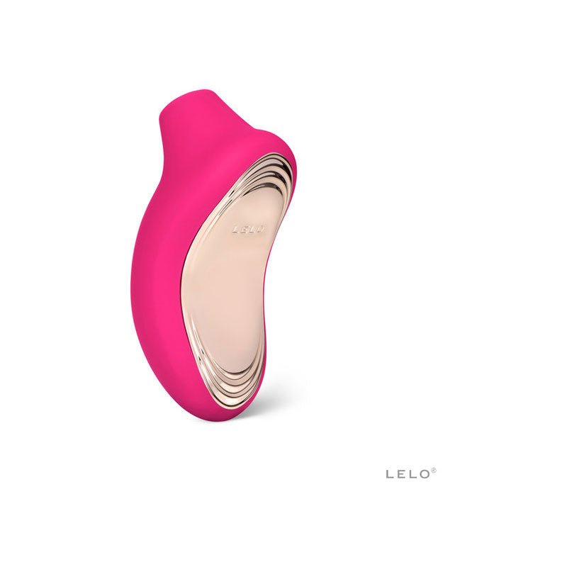 Sona 2 cruise - cerise - sonic waves  clitoral massager - Product side view  | Flirtybay.com.au