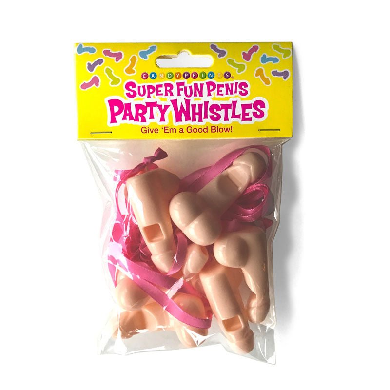 Super fun penis party whistles - Product front view  | Flirtybay.com.au