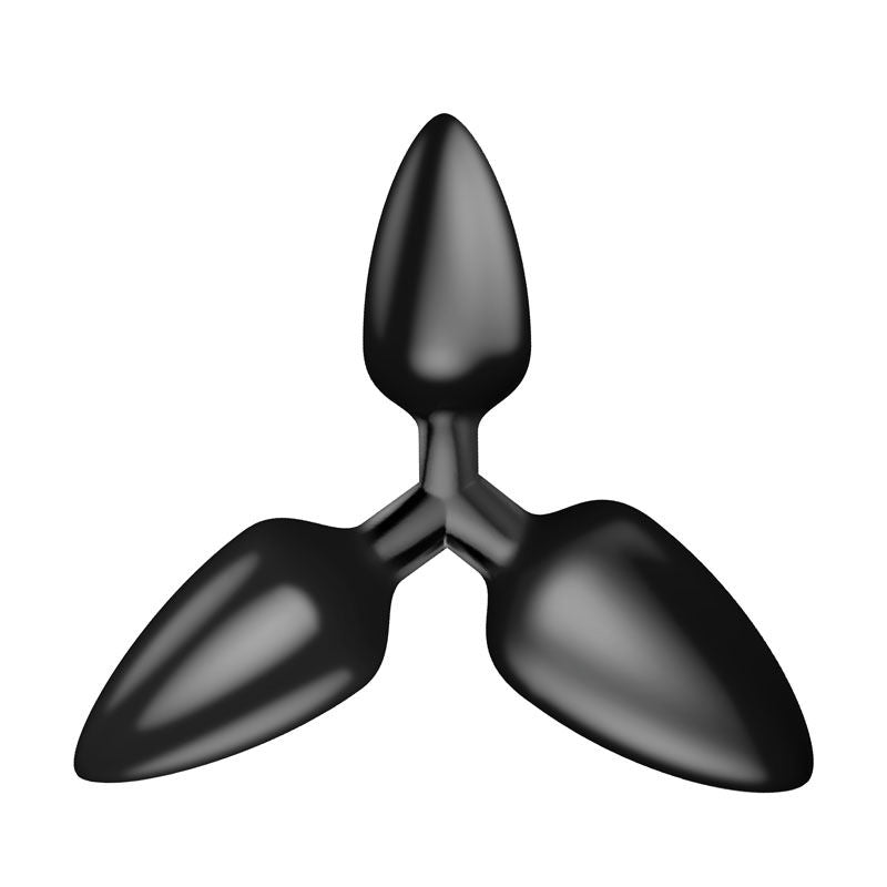 The 9's  - triad 3 way - butt plug - Product front view  | Flirtybay.com.au