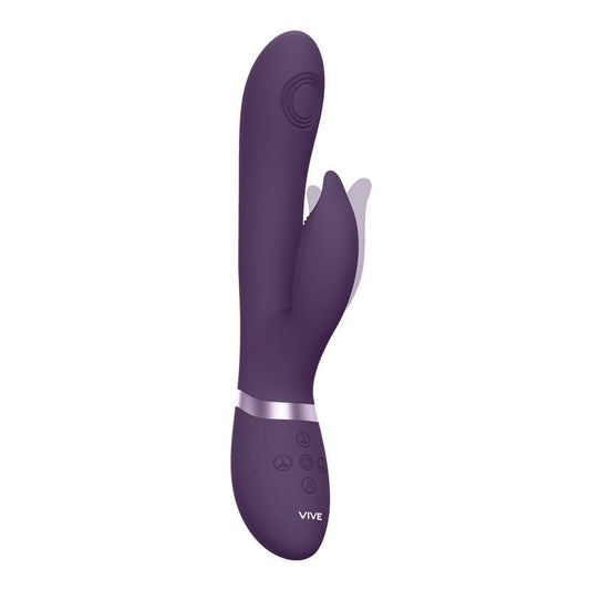 Vive - aimi - 3x motor swinging rabbit vibrator - Product front view  | Flirtybay.com.au