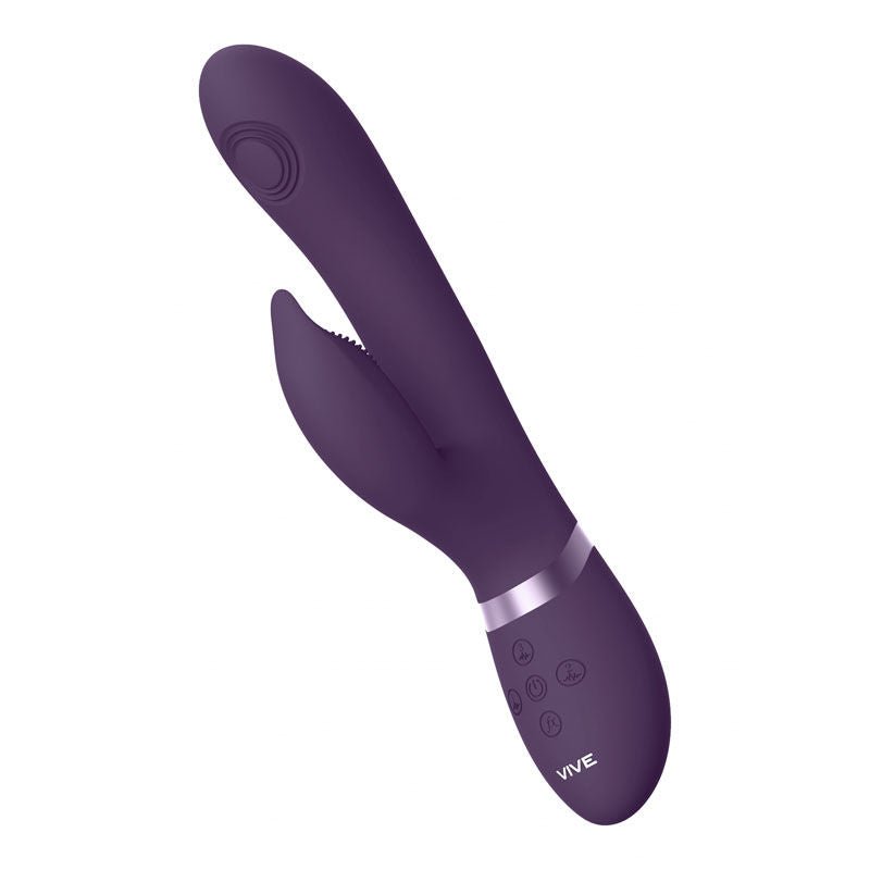 Vive - aimi - 3x motor swinging rabbit vibrator - Product side view  | Flirtybay.com.au