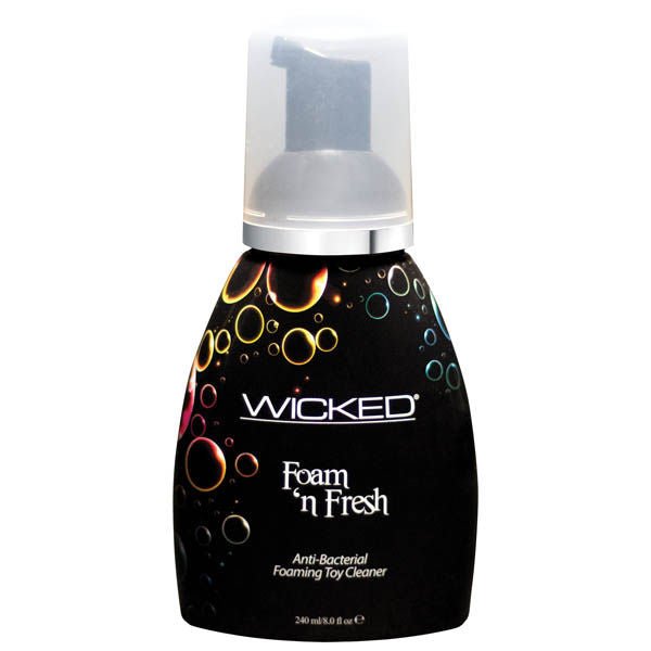 Wicked - foam 'n fresh - sex toy cleaner - Product front view  | Flirtybay.com.au