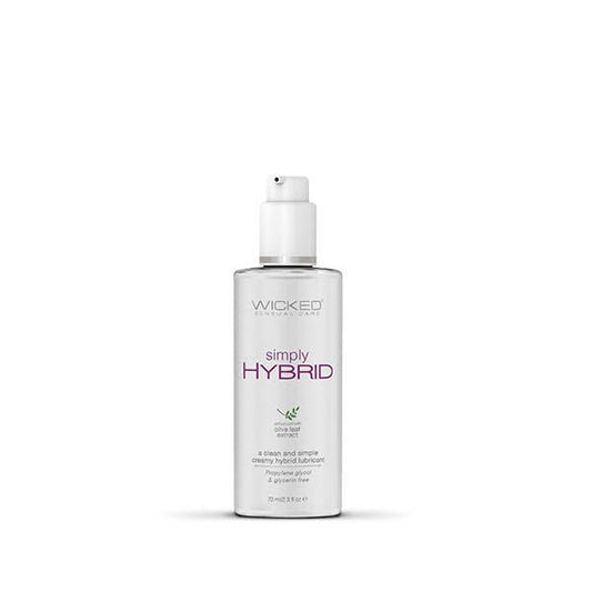 Wicked - simply hybrid lubricant 70ml - Product front view  | Flirtybay.com.au
