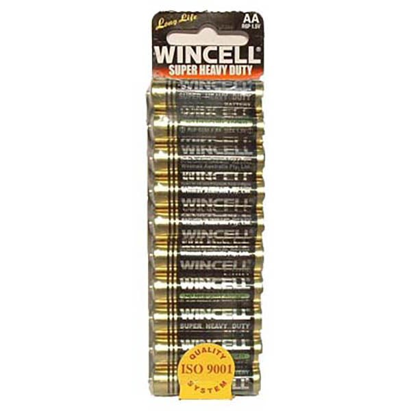 Wincell - aa super heavy duty batteries - Product front view  | Flirtybay.com.au