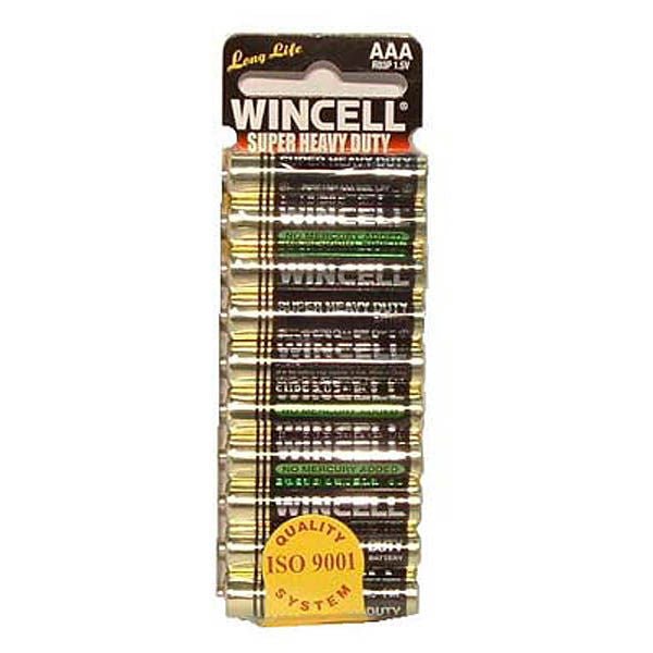 Wincell - aaa super heavy duty batteries - Product front view  | Flirtybay.com.au