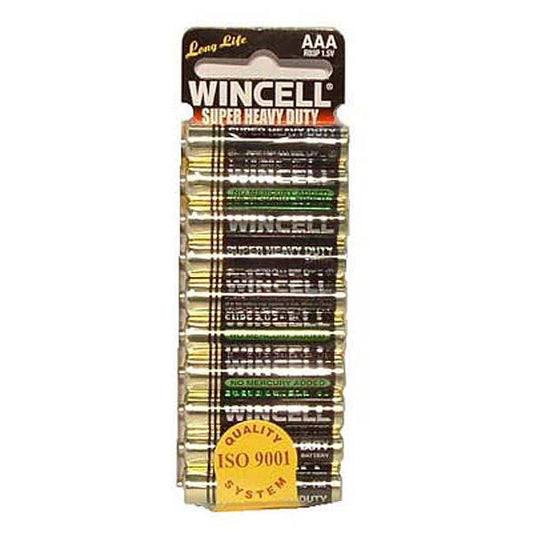 Wincell - aaa super heavy duty batteries - Product front view  | Flirtybay.com.au