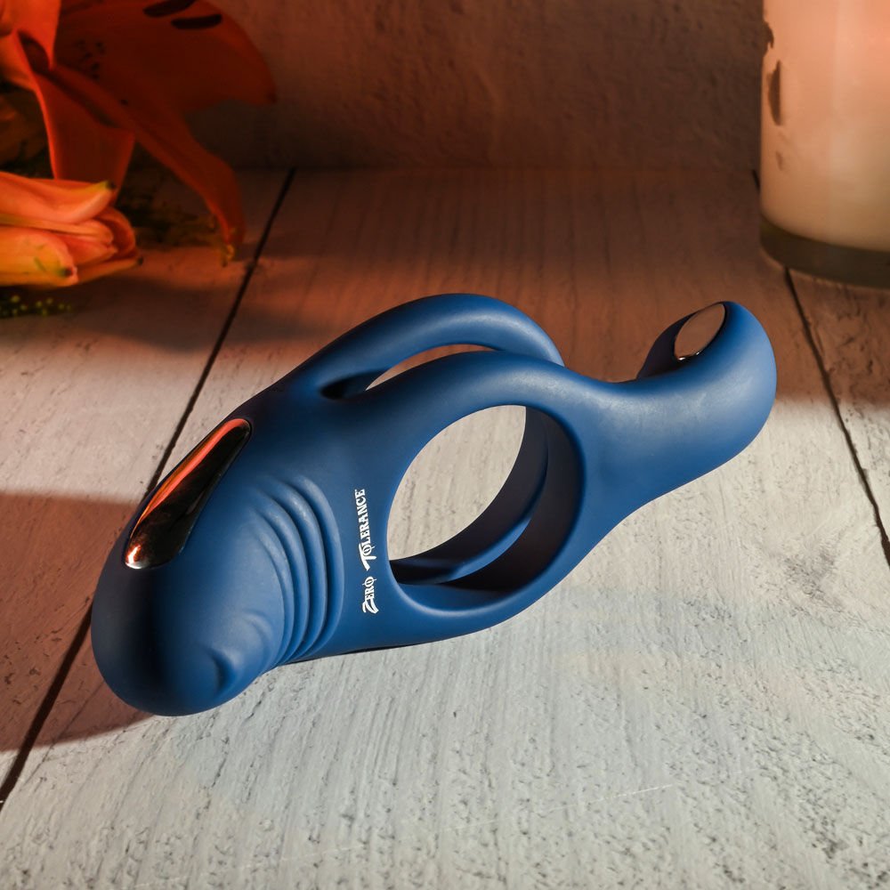 Zero tolerance - ring around the rosy - vibrating cock ring - Product side view  | Flirtybay