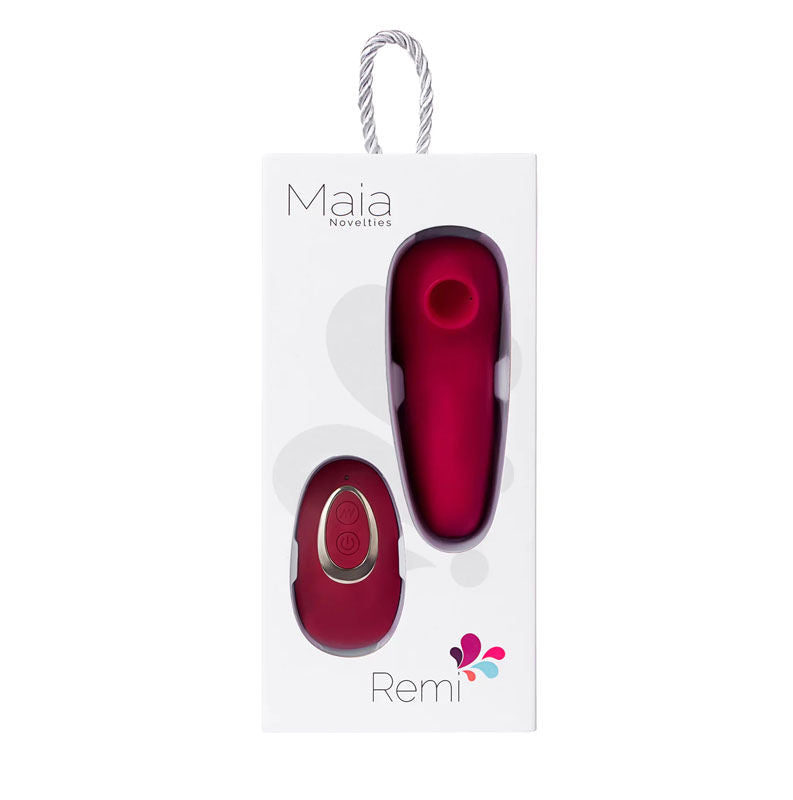 Maia Remi vibrating panties with packaging, perfect gift-ready presentation | Flirty Bay, vibrating panties, vibrating undies, sexual massager.