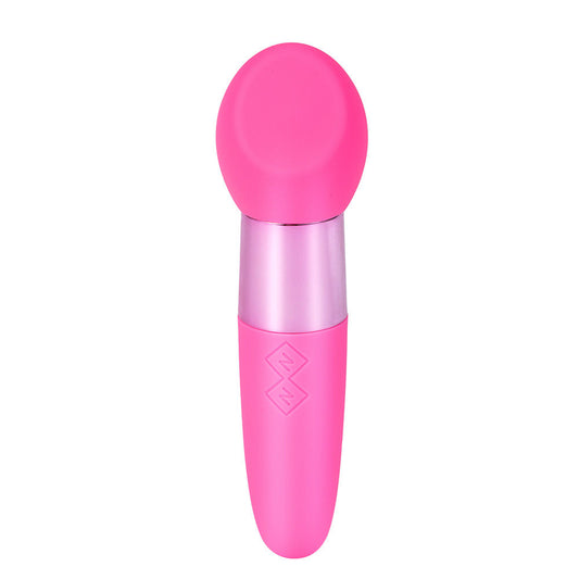 Front view of the pink Maia Rina bullet vibrator on a white background | Flirty Bay, sex toys Australia
